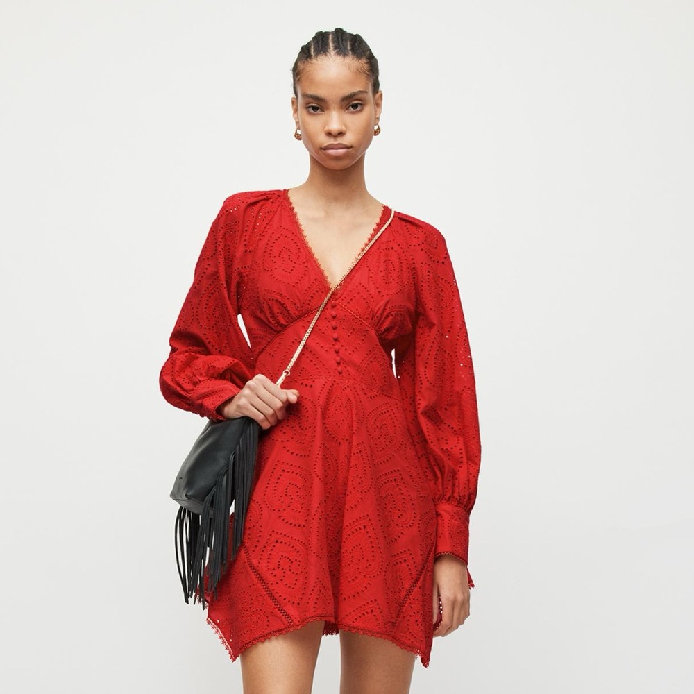 AllSaints Irina Broderie Dress